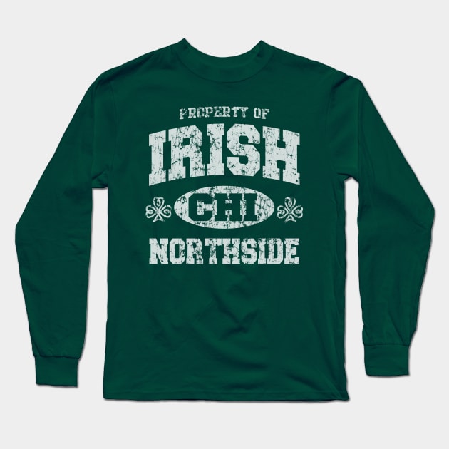 Retro Chicago Irish Northside Long Sleeve T-Shirt by E